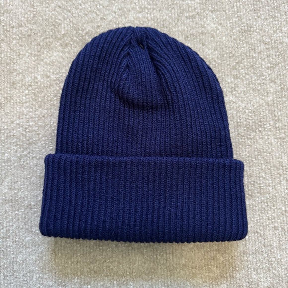 The North Face Beanie Navy Blue One size Fit All - Picture 3 of 3